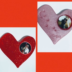 Personalize Heart shape tea candle holder
