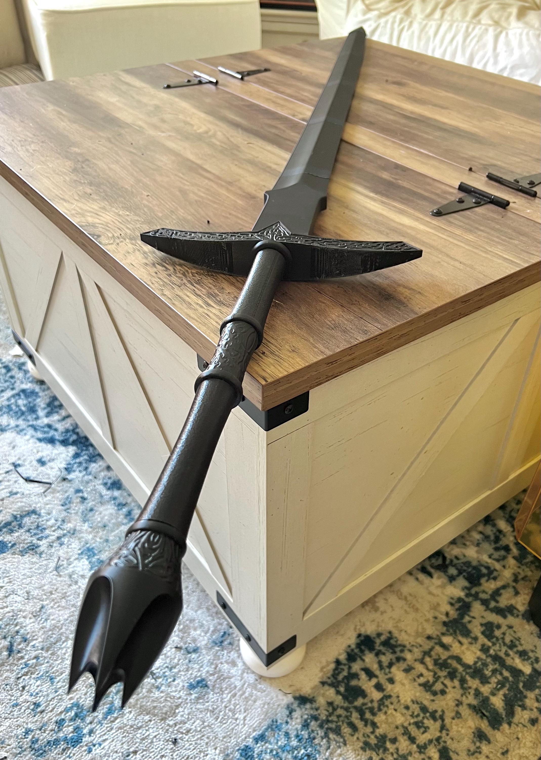 Sword of the Witchking 3D Printed Kit Etsy