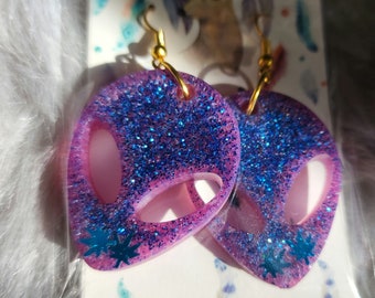 Alien earrings