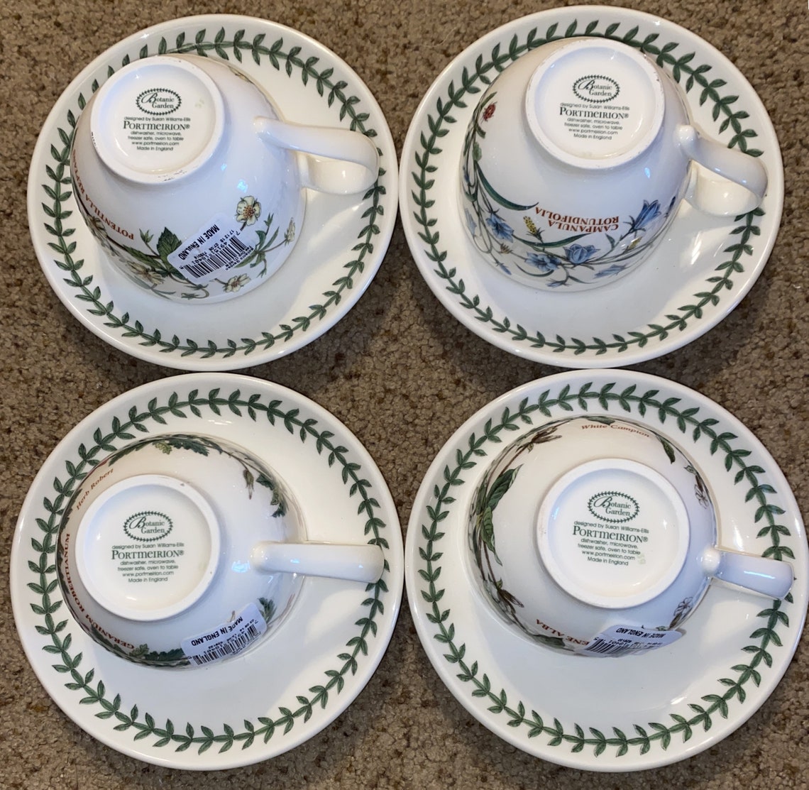 THE BOTANIC GARDEN 食器・ソーサーセット ビンテージ THE BOTANIC