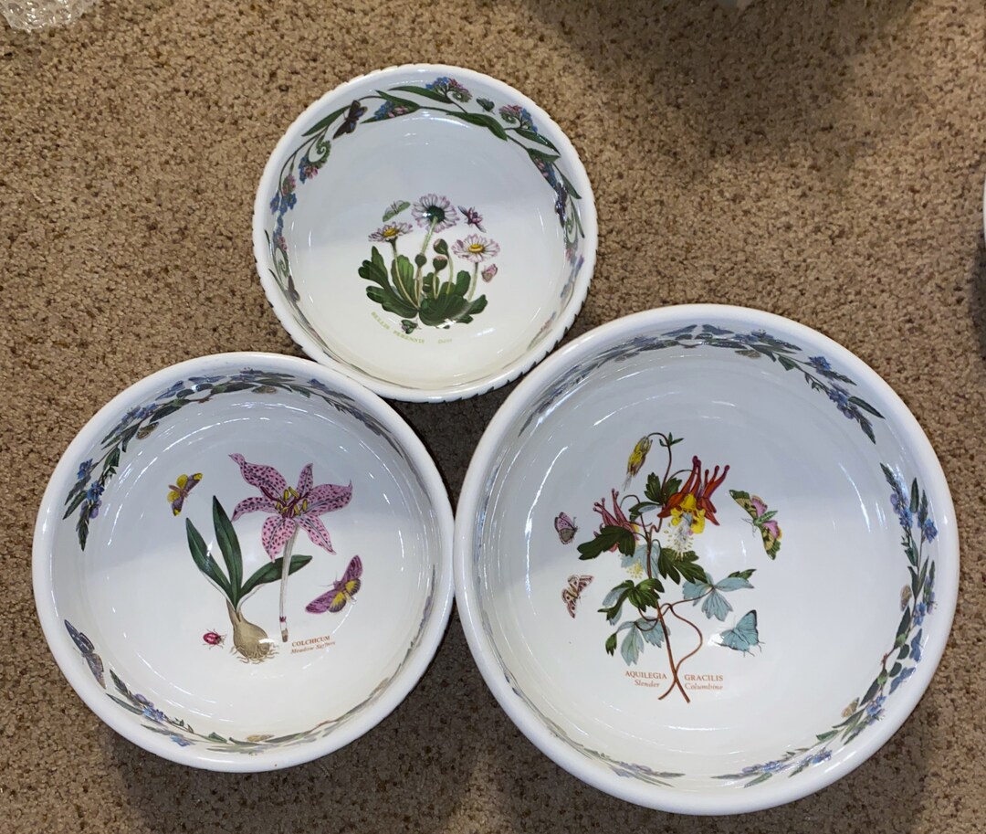 PORTMEIRION Botanic Garden Serving Bowls Choose Etsy