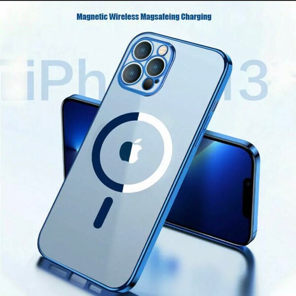 For iPhone 13 Pro Max Luxury Clear Magsafe Shockproof Slim Back Case Cover