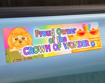Crown of Wonder Bumper Sticker [MAGNET]