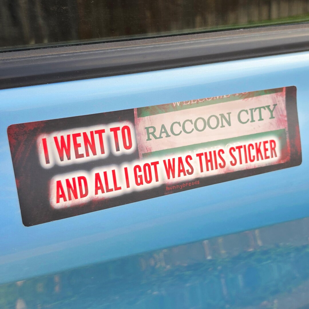Raccoon City Resident Evil Bumper Sticker [MAGNET] - Etsy