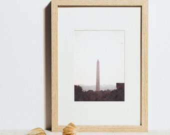 Printable Watercolor Wall Art // City Series: Washington, DC // Washington Monument // Instant Digital Download