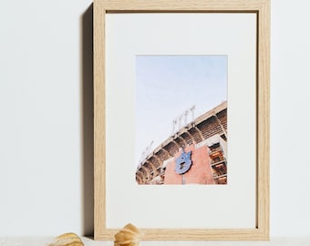 Printable Watercolor Wall Art // City Series: Auburn, AL // Jordan Hare Stadium // Instant Digital Download