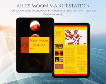 Diario de Manifestación de la Luna Nueva en Aries / Cuaderno de Astrología (PDF)