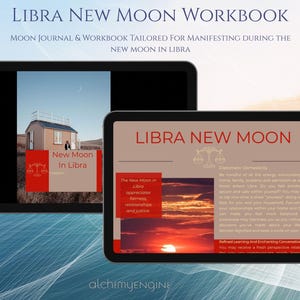 New Moon Libra Manifestation Journal | Lunar Cycle Workbook | Astrology Goal-Setting Guide | Moon Phases Planner | Digital Self-Care PDF