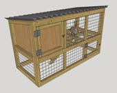 How to Build a  Rabbit Hutch, Quail, Guinea Pig Hutch - DIY Rabbit Hutch - Rabbit House, Bunny Home, Bunny Cage, Rabbit Hutch Indoor Outdoor