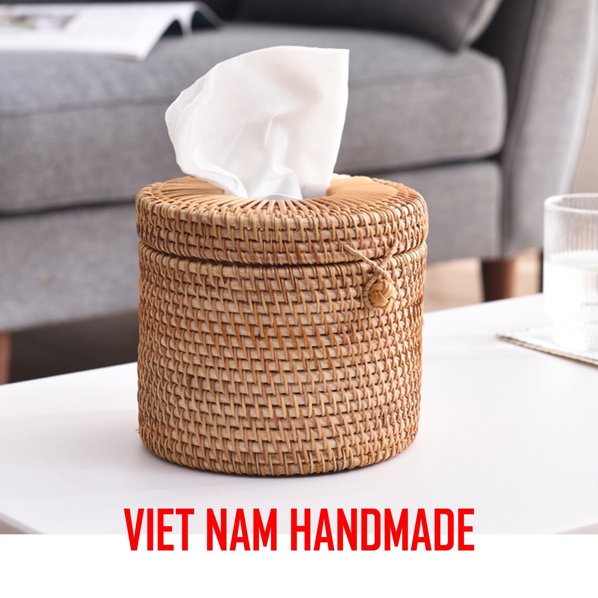 Wicker Toilet Paper Holder -  Australia