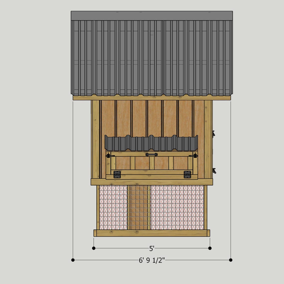4x8 Chicken Coop Plans - DIY Chicken Coop Plans With Run - DIY Chicken ...