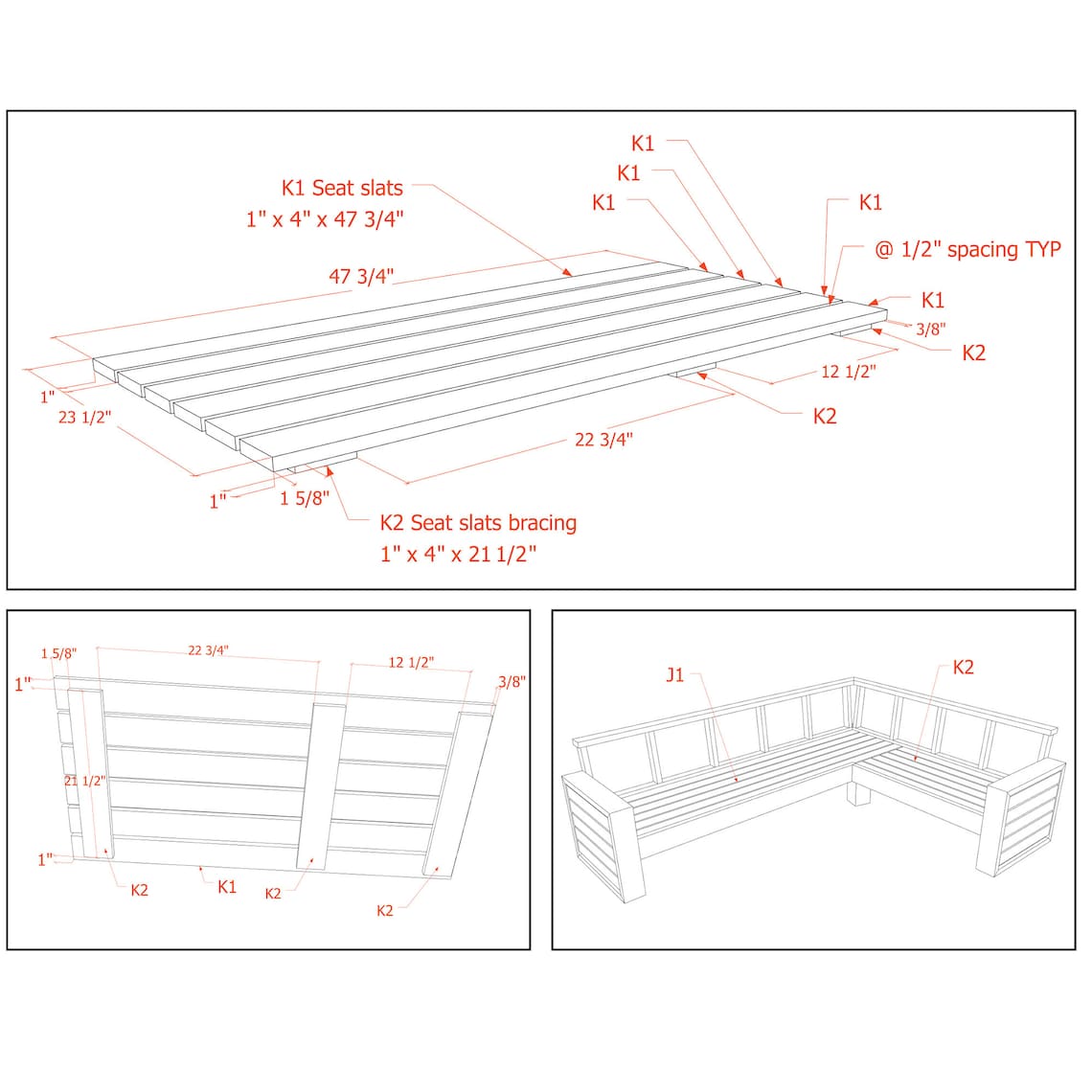 Outdoor Sofa Plans - DIY Outdoor Furniture Plans - Build Outdoor Chair ...
