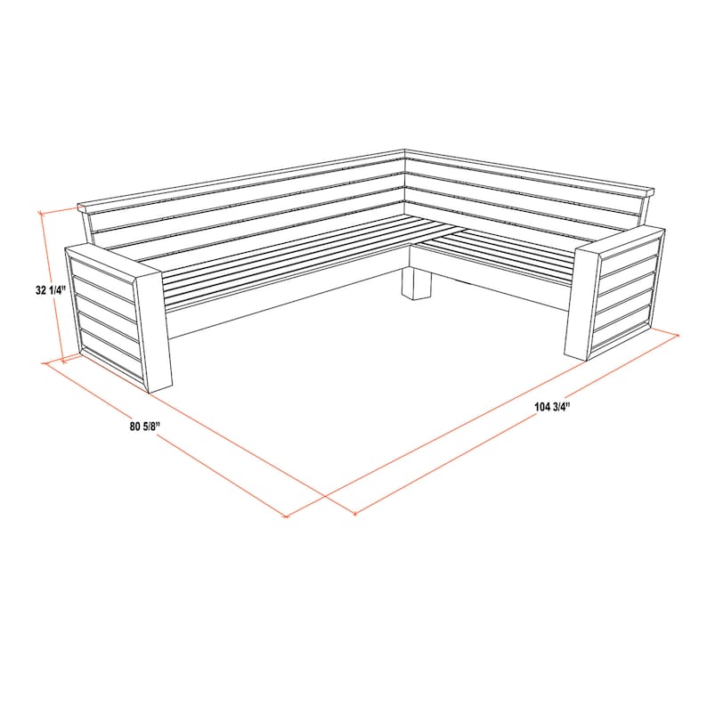 Outdoor Sofa Plans DIY Outdoor Furniture Plans Build Etsy