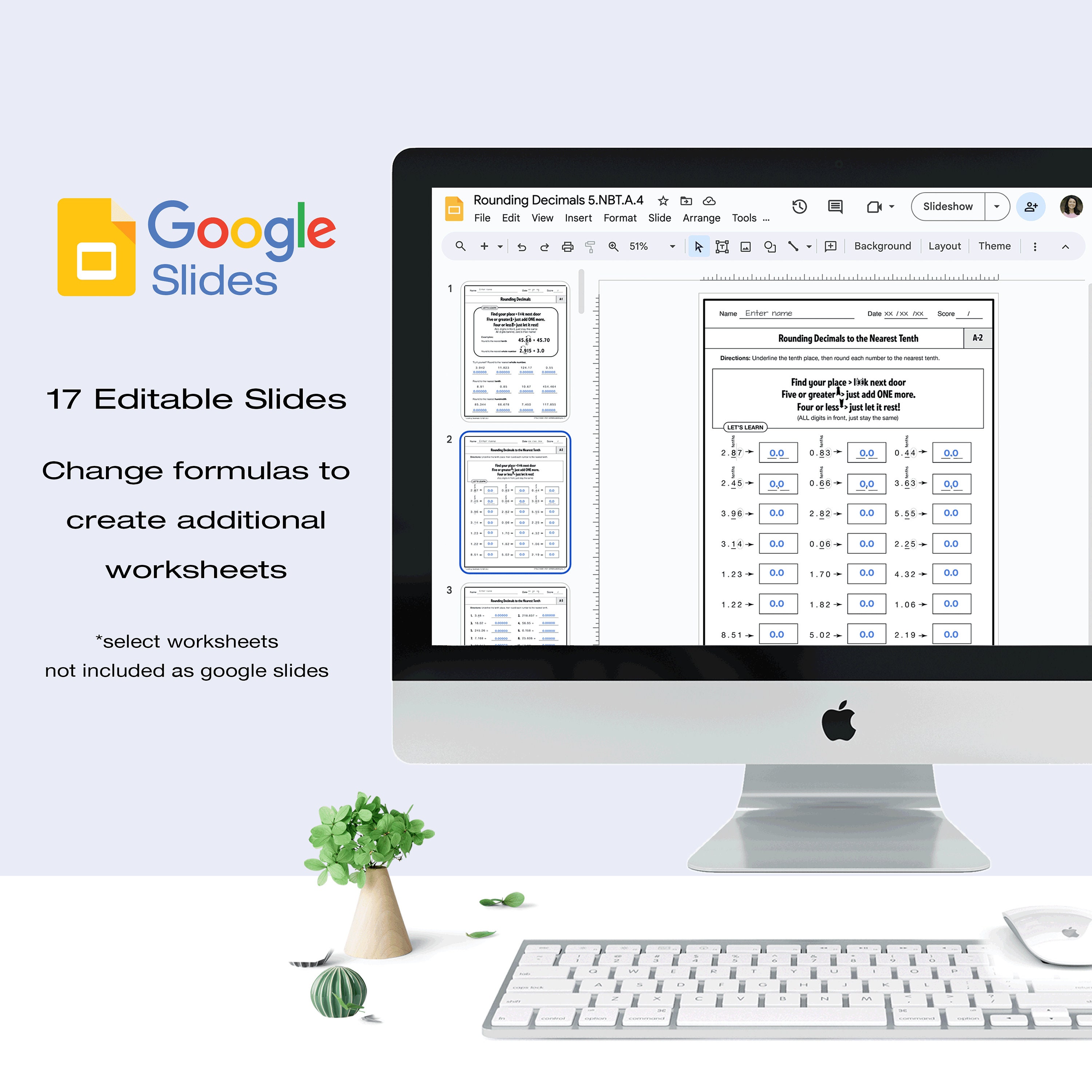5th Grade: Rounding Decimals Worksheets Decimal Place Value Worksheets ...