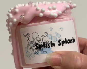 SPLISH SPLASH Baño de burbujas slime - slime - popular slime - slime shop - scented slime - duck charm - gift - ASMR