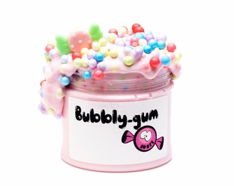 Bubbly Gum Slime - limo rosa - limo chicle- limo perfumado de la tienda-limo perfumado-ideas populares de limo-regalo