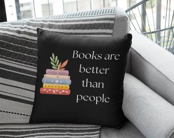 Reading nook decor throw pillow