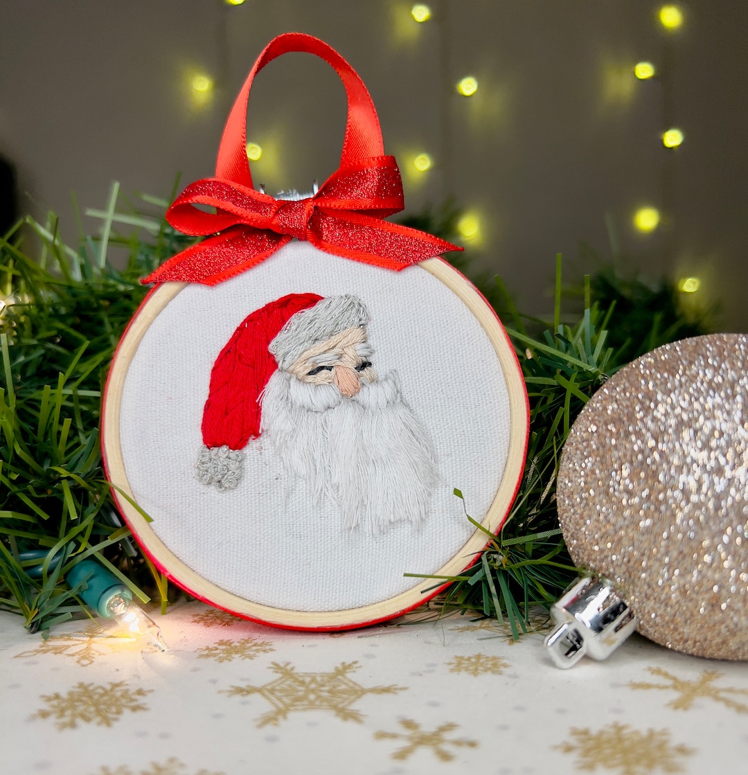 Santa Claus Handmade Christmas Ornament - Etsy