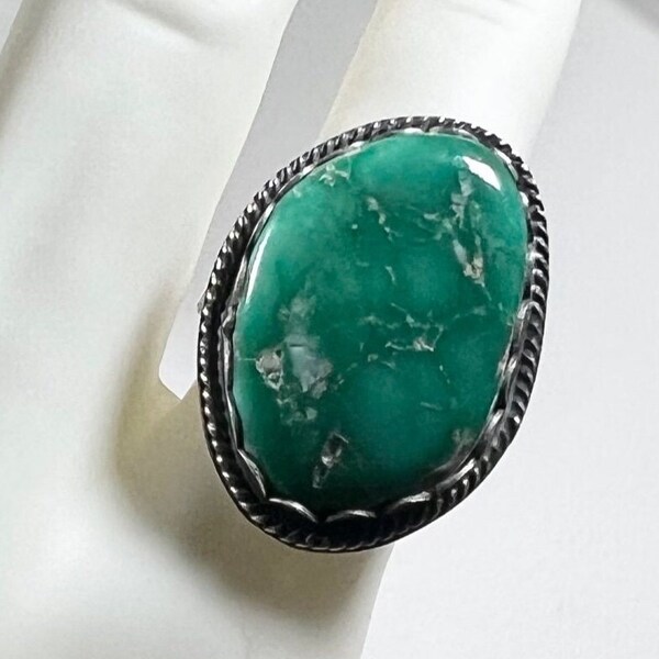 Broken Arrow Turquoise/Variscite Ring