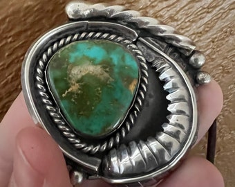 Large Vintage Navajo Pendant - Royston Turquoise