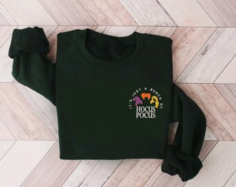 ホーカス ポーカス 刺繍スウェットシャツ