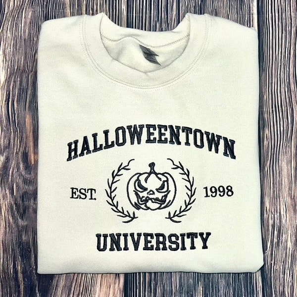 HalloweenTown University geborduurd sweatshirt