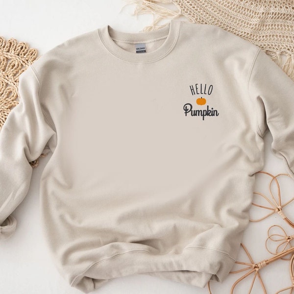 Hello Pumpkin Graphic Sweater