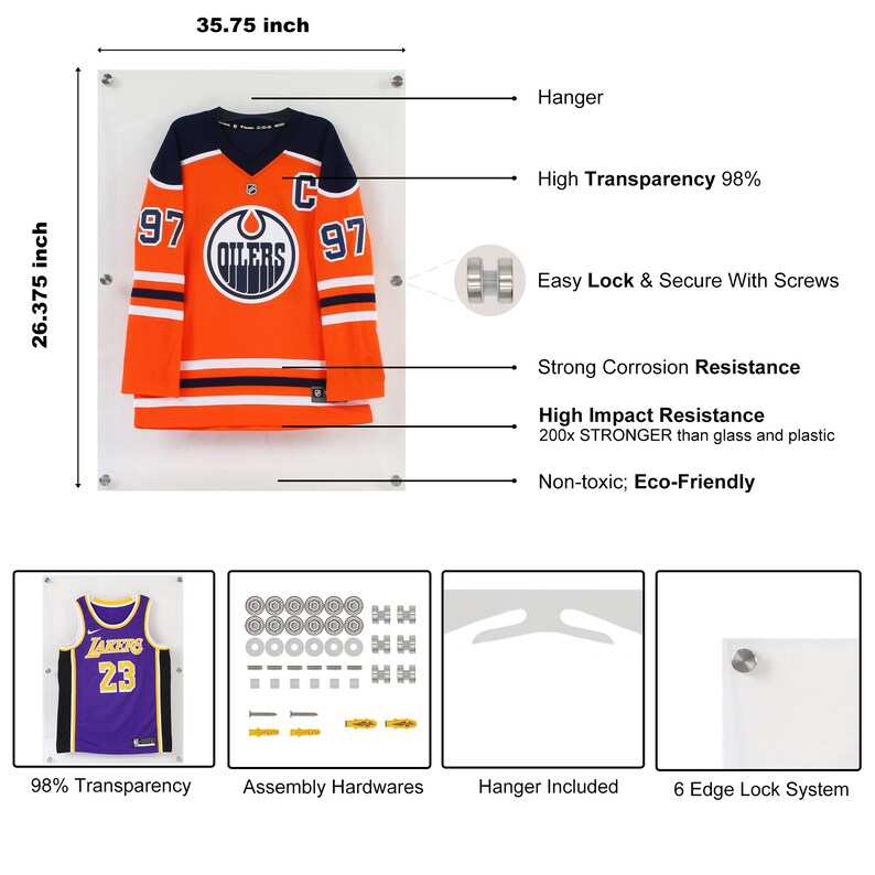 Acrylic Jersey Display Case Jersey Frames Gift for Sports Etsy