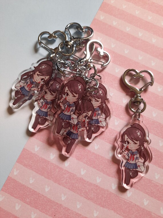 Yandere Simulator Ayano Aishi Keychain: Double Sided Acrylic Bag