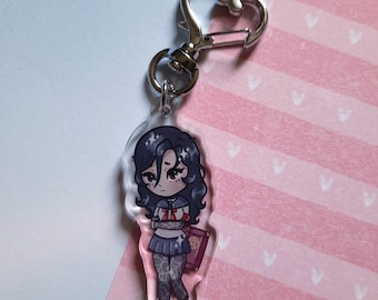 Yandere Simulator Oka Ruto Keychain: Double Sided Acrylic Charm