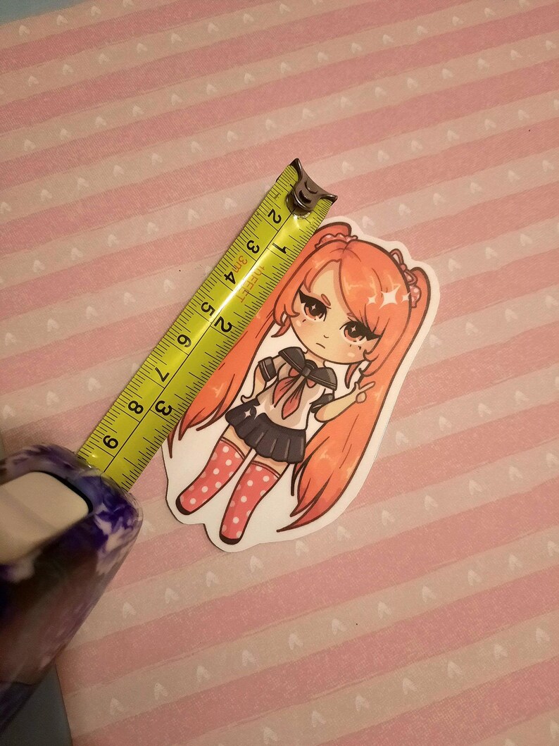 Yandere Simulator Osana Chibi Sticker – Pastel Goth Anime, Waterproof ...