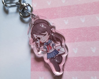 Yandere Simulator Ayano Aishi Keychain: Double Sided Acrylic Bag Charm