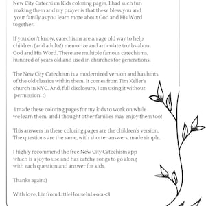 Q 6/ New City Catechism for Kids printable Coloring Page - Etsy
