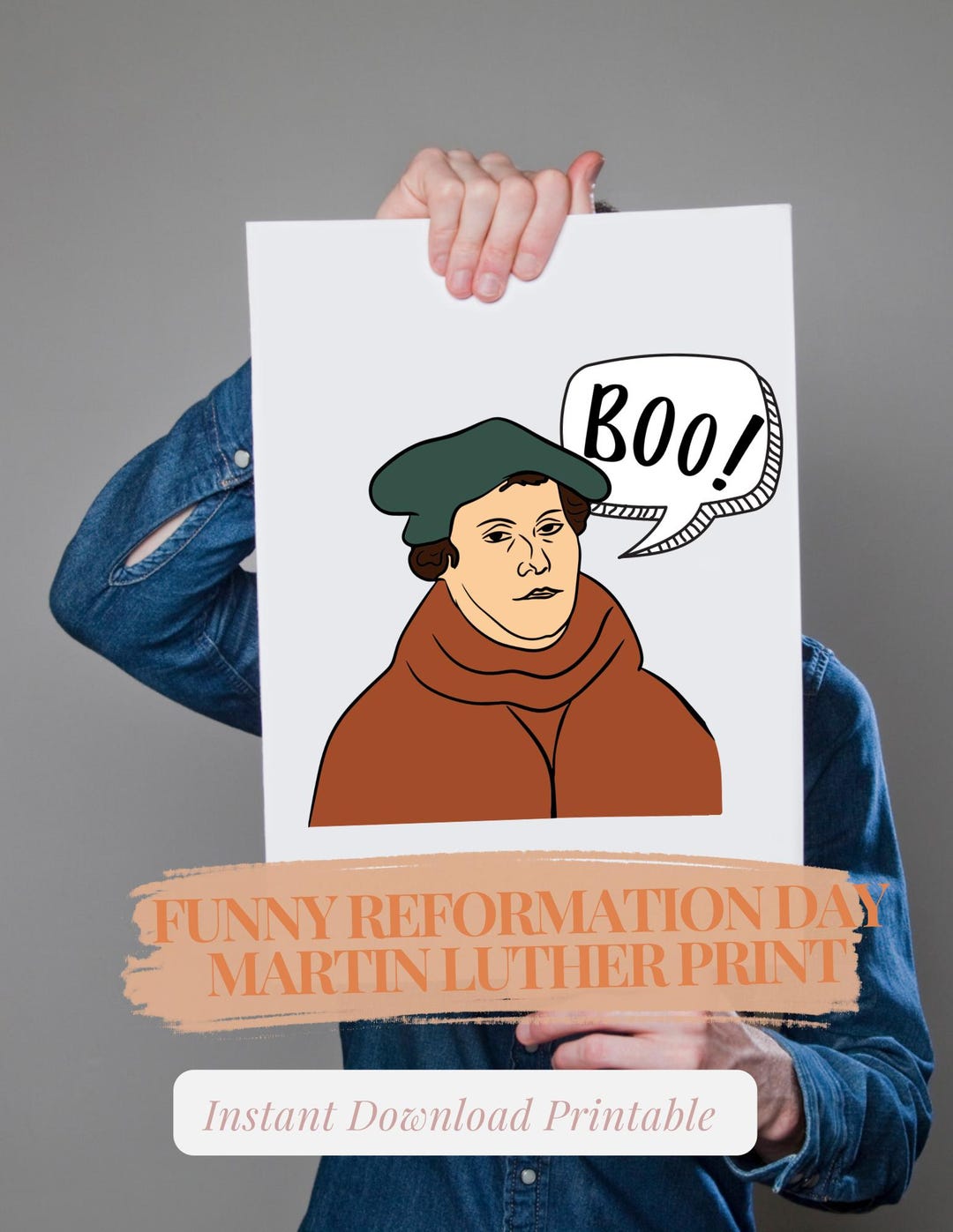 Funny Reformation Day Printable - Etsy