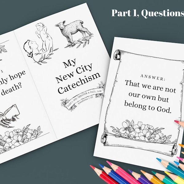 New City Catechism Printable - Etsy