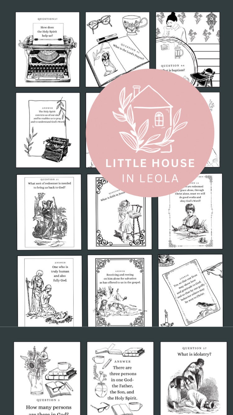 COMPLETE New City Catechism for Kids (Q1-52) Printable Coloring Pages ...