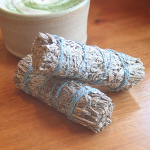 4in Blue Sage Incense Smudge Wand Sticks