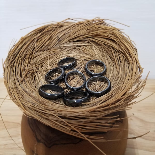 Hermite Rings Hematite Rings - Etsy