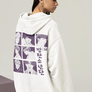 Bts Oversized Hoodie Etsy New Zealand
