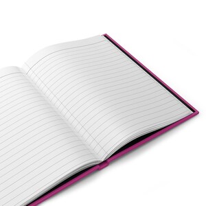 PINK Korean Notebook/ Beautiful Flower Journal/Minimalist Hangul Notebook/ Hardcover Matte Journal Lined imagen 5