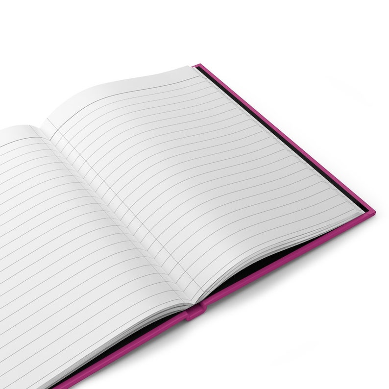 PINK Korean Notebook/ Beautiful Flower Journal/Minimalist Hangul Notebook/ Hardcover Matte Journal Lined imagen 5