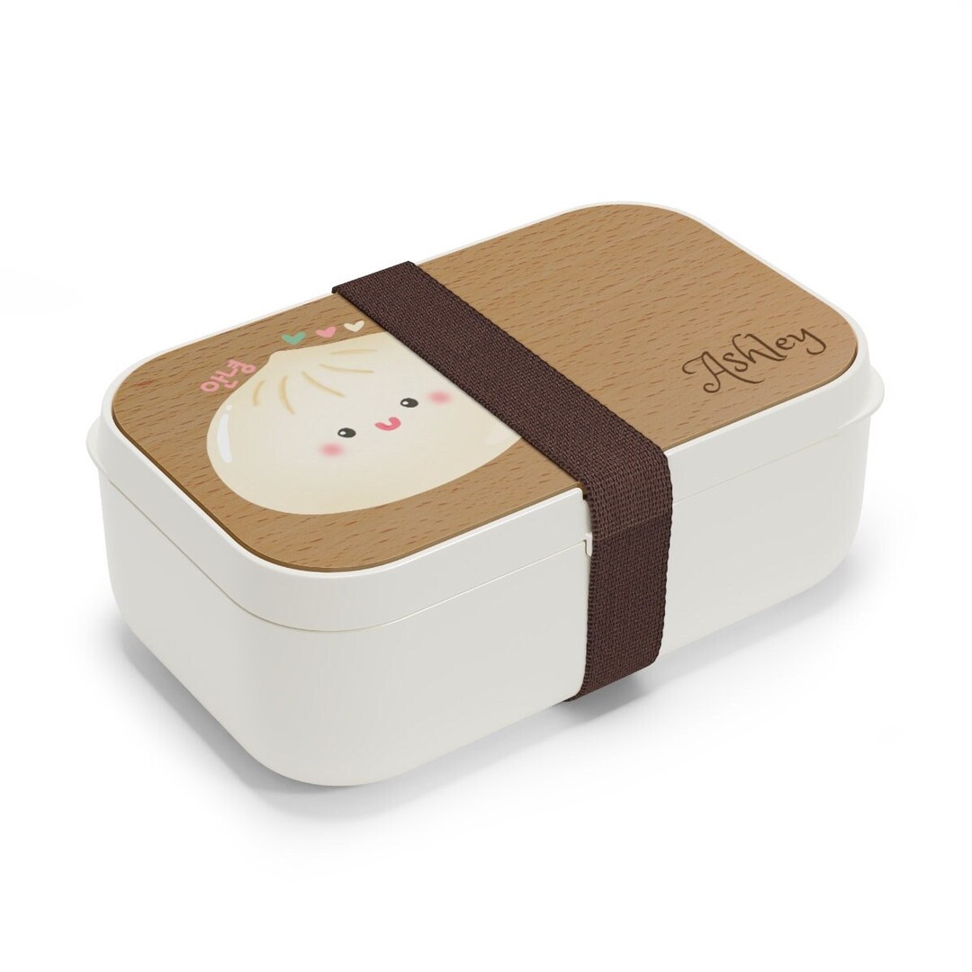 Customizable Bento Lunch Box/ Cute Mochi Bento Box/ Personalized Korean