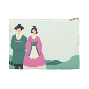 Traditional Korean Pouch/ Accessary pouch/ Korean Makeup Bag/ Korean Travel Bag/ Korean Pencil case