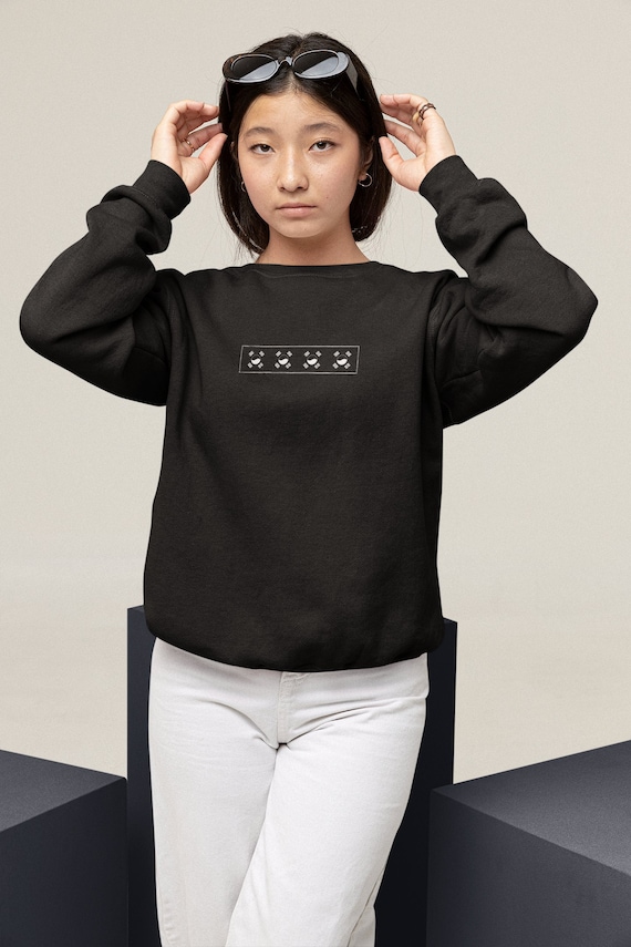 Korean Crewneck Sweatshirt/ Minimalist Sweatshirt/ Korean Flag Minimalist Sweatshirt/ Korean Pride