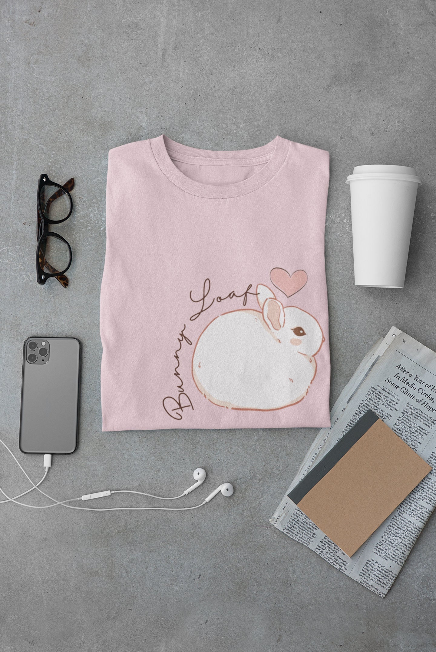 Funny Rabbit Tee, Cute Pocket Dwarf Hotot Bunny T-Shirt Funny Rabbit Tee, Cute Pocket Dwarf Hotot Bunny T-Shirt