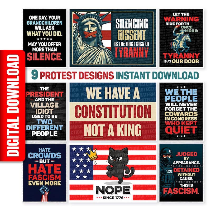 Funny Protest Signs Digital Etsy Funny Protest Signs Digital Etsy
