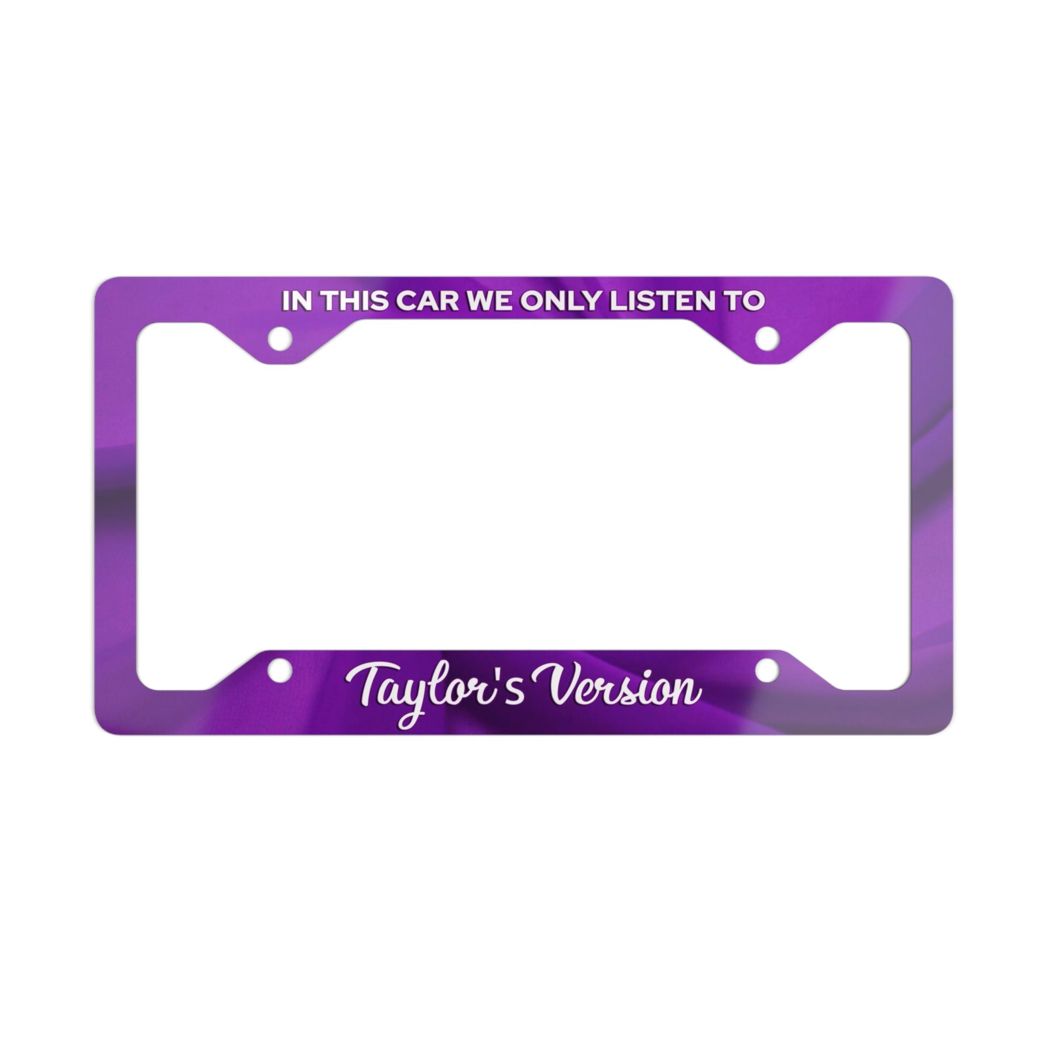 Custom License Plate Frame FREE Design Swiftie Gift Vehicle Tags Swift