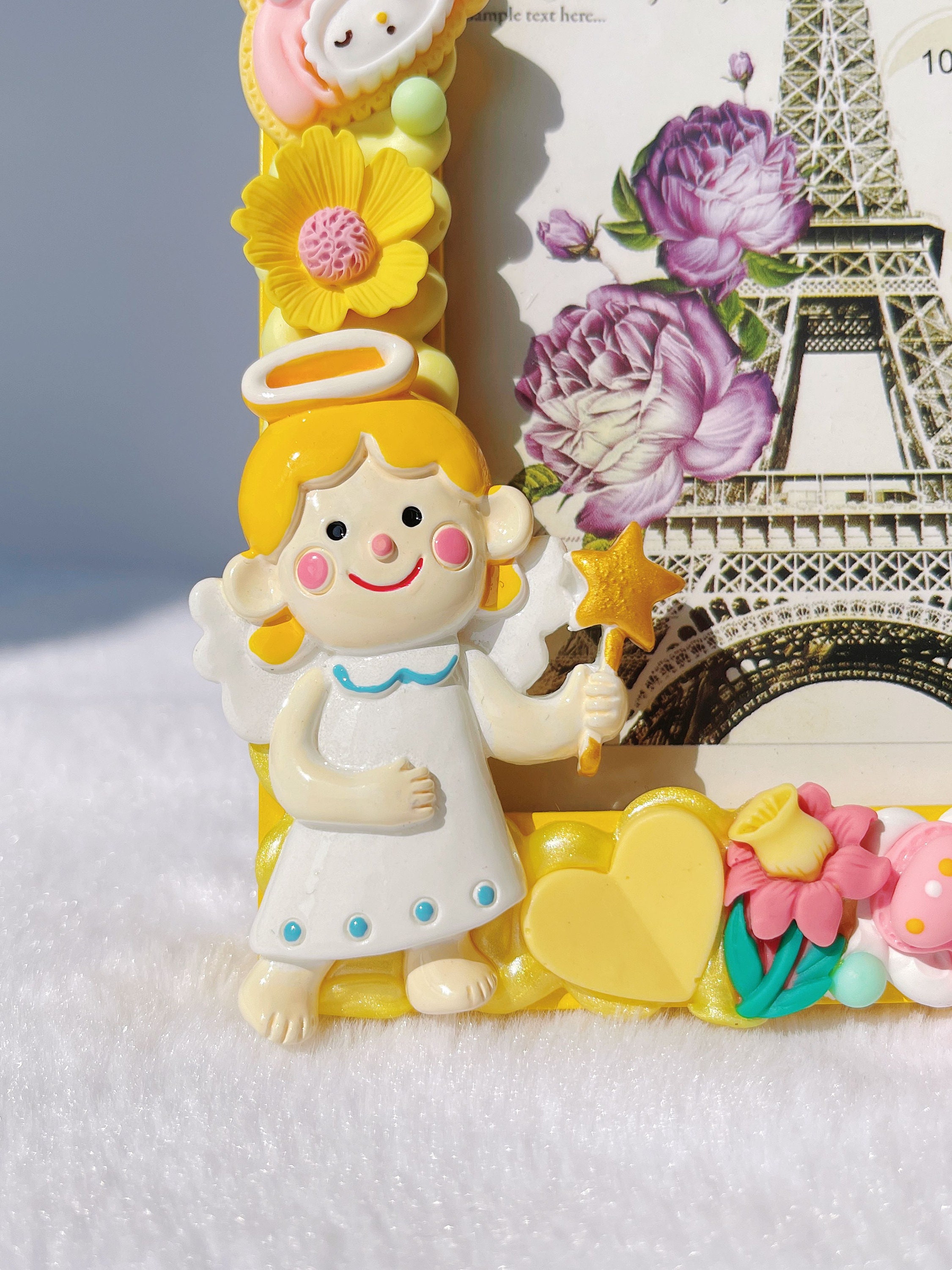 Lovely Decoden Photo Frame 4x6in - 10x15cm Photo Frame With