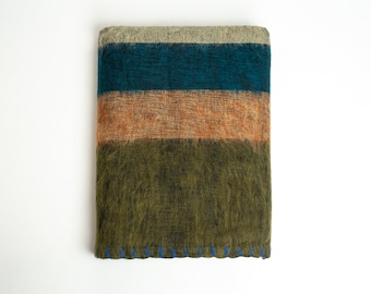 Extra Soft Yak Wool Travel Throw Blanket 46"x96" Handmade | Cozy Warm Blanket | Home Living and Style | Gift for Home