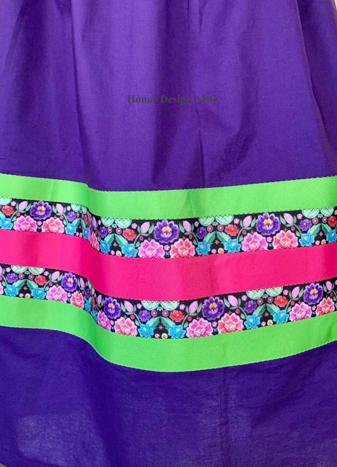 Liz Pelland Large Ravens Purple Ribbon Skirt main image 0